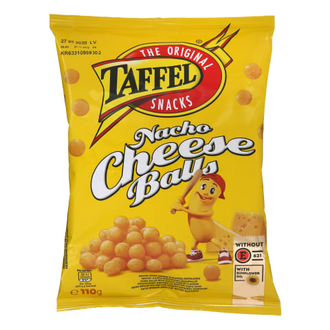 Traškučiai TAFFEL NACHO CHEESE BALLS, 110g