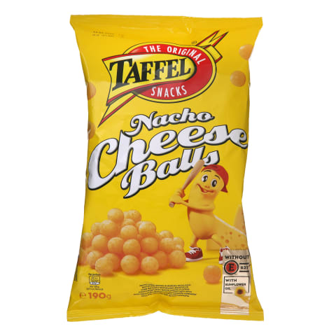 Traškučiai TAFFEL NACHO CHEESE BALLS, 190g