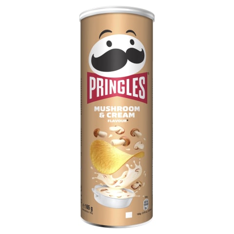 Čipsi Pringles ar sēņu un krējuma garšu 165g