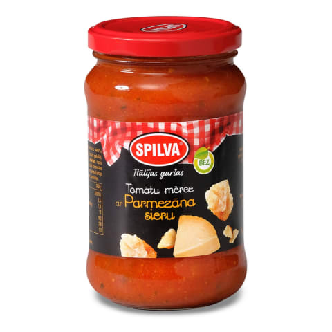 Tomātu mērce Spilva ar parmezāna sieru 385ml