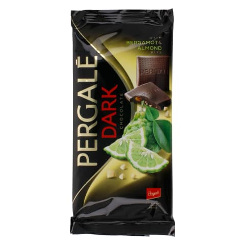 Tumšā šok. Pergale bergamoti/mandelēm 93g