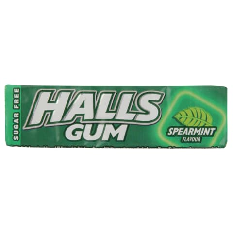 Kramtomoji guma HALLS SPEARMINT, 14 g