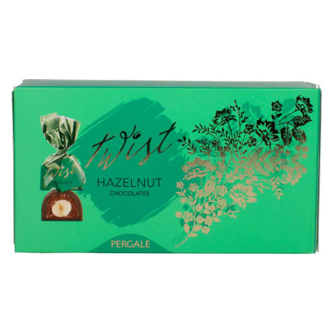 Saldainiai PERGALĖ HAZELNUT TWIST, 161 g