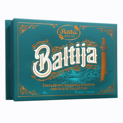 Šokoladinių saldainių rinkinys BALTIJA, 195 g