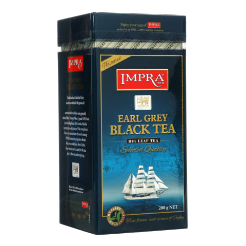 Juodoji Ceilono arbata IMPRA EARL GREY, 200 g