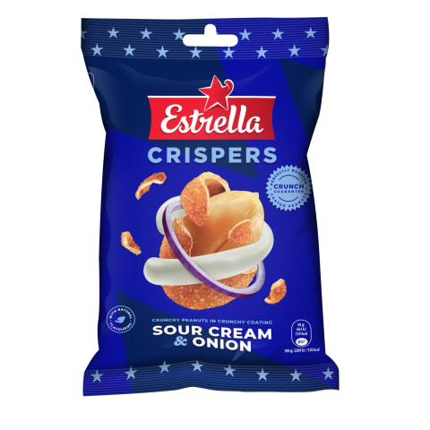 Zemesrieksti Estrella krējuma-sīpolu g. 140g