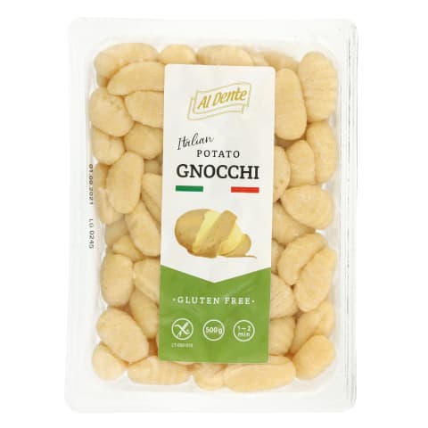 Be glitimo bulvių virtinukai AL DENTE, 500 g