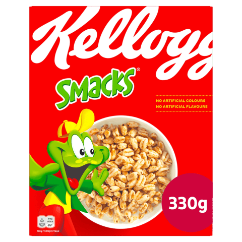 Hommikuhelbed Smacks Kellogg's 330g