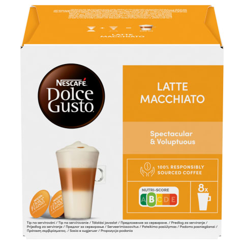 Kohvikapslid Latte Macch. Dolce Gusto 183,2g