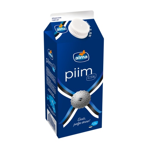 Piim Alma 2,5% 1,5l