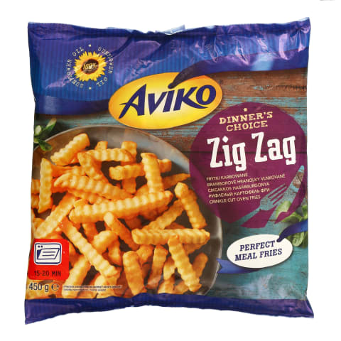 Kartupeļi frī Aviko Zig Zag saldēti 450g