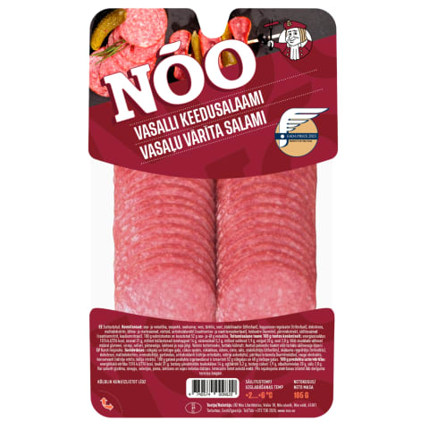 Salami Vasaļu vārīta šķēlēs 105g