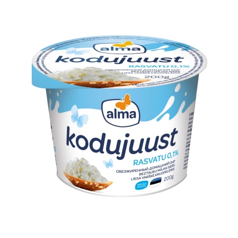 Kodujuust rasvata, ALMA, 200 g