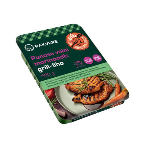 Punase veini marinaadis grill-liha 500g