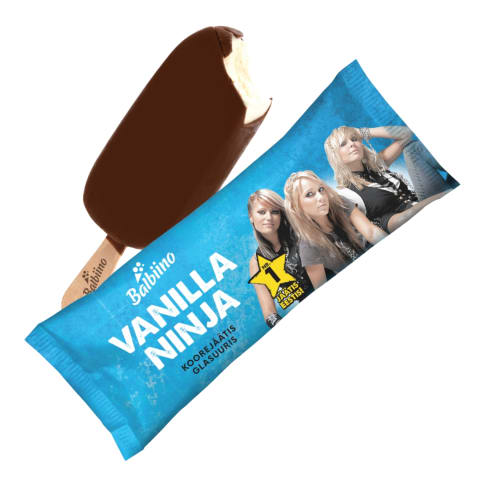 Jäätis vanilli šok.gl. Vanilla Ninja 80g