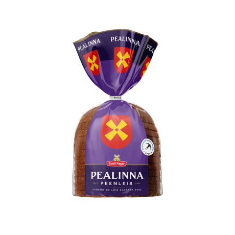 Pealinna peenleib 1/2 viilutatud, EESTI PAGAR, 490 g