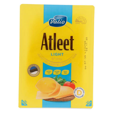 Pjaustytas sūris ATLEET Light, 19%, 150g