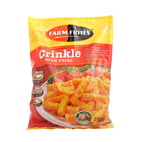 Friikartul Crinkle oven fries 750g