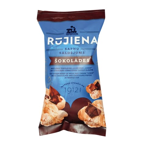 Saldējums Rūjiena šokolādes 125ml/75g
