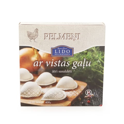 Pelmeņi Lido ar vistas gaļu 400g