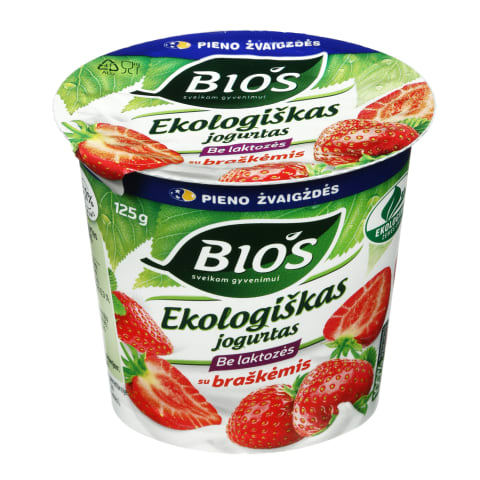 Ek. jogurtas be lak. su brašk. BIOS,3,1%,125g
