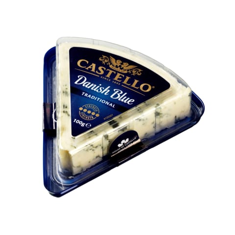 Sinihallitusjuust Castello Danish Blue traditsiooniline 100g