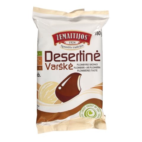 ŽEMAITIJOS varškės sk. desertas, 7,7%, 180g