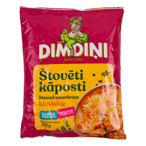 Štovēti kāposti paciņā 0,5kg