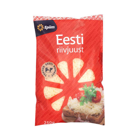 Riivjuust Eesti E-Piim 26% 250g