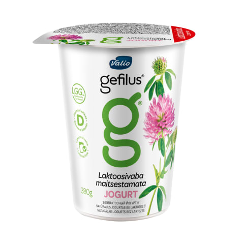 Jogurt maitsestamata Gefilus 380g