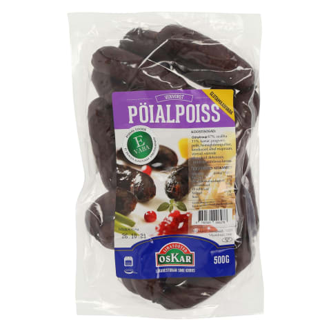 Verivorst pöialpoiss, OSKAR, 500 g