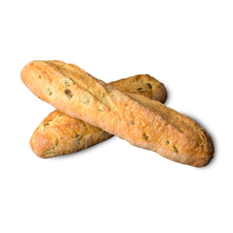 Kiviahju baguette oliivi-basiiliku 200g