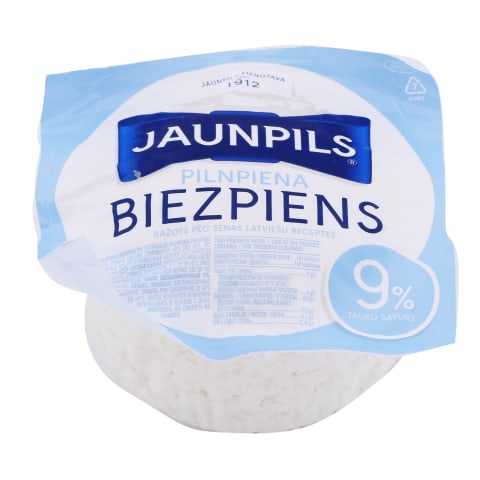 Pilnpiena biezpiens Jaunpils 9% 275g