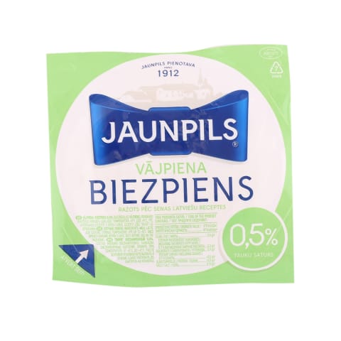 Vājpiena biezpiens Jaunpils 0,5% 275g