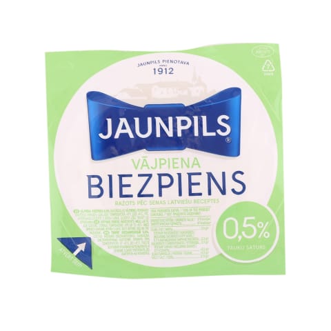 Vājpiena biezpiens Jaunpils 0,5% 275g