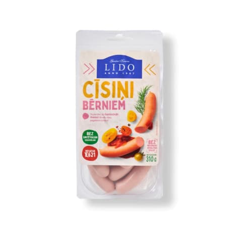 Cīsiņi Lido bērniem 310g