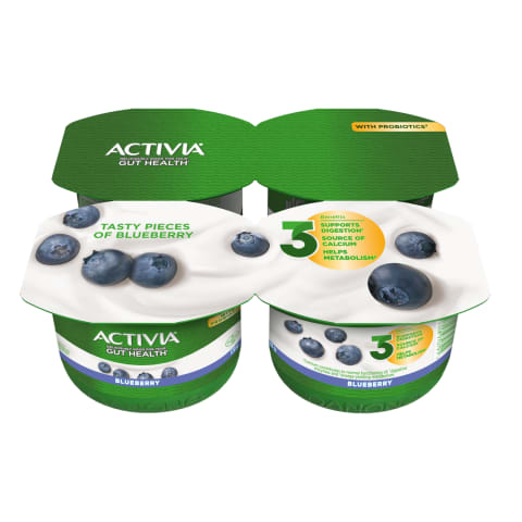 Jogurtas su mėlynėmis ACTIVIA, 2,6%, 480g