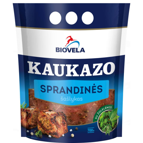 Mar. kiaul. sprandinės šašlykas BIOVELA, 700g