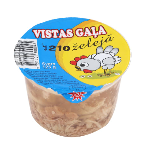 Gaļa vistas želejā 125g