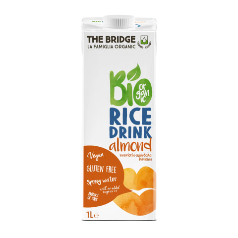 Rīsu dzēriens The Bridge mandeļu BIO 1l