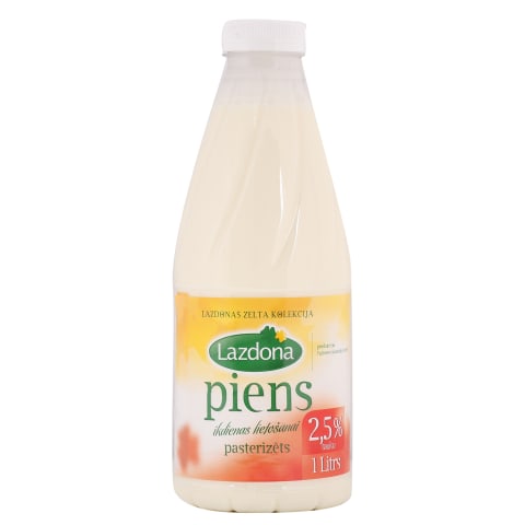 Piens Lazdona 2,5% 1l