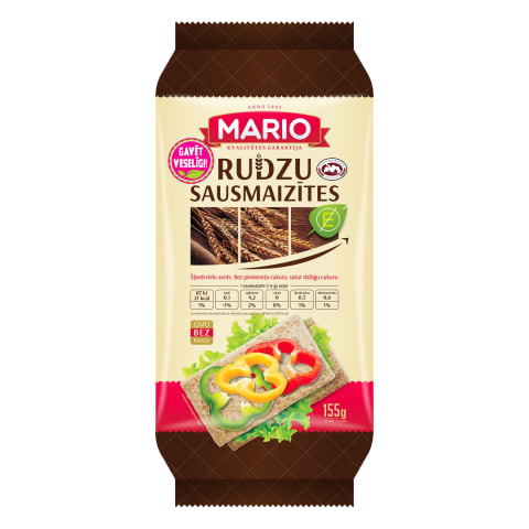 Rudzu sausmaizītes 155g