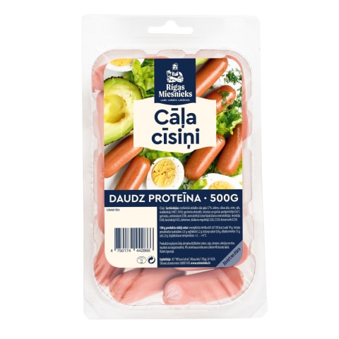 Cāļa cīsiņi Rīgas Miesnieks 500g