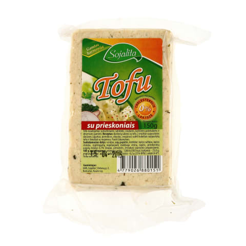 Balt. sojų gaminys su prieskoniais TOFU, 150g