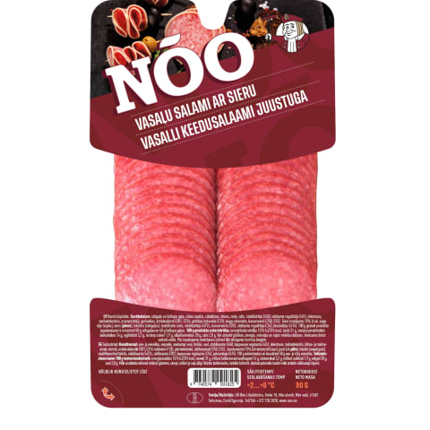 Salami Vasaļu ar sieru 90g