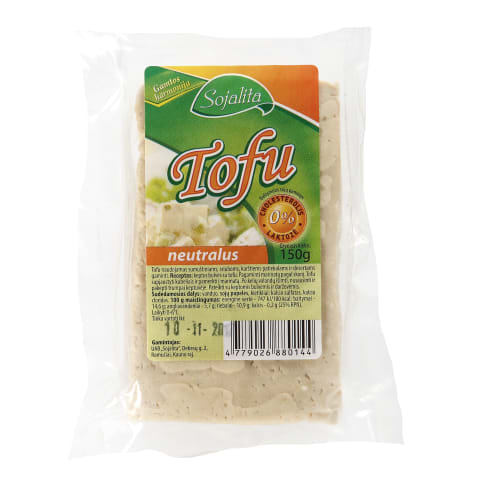 Baltyminis sojų gaminys TOFU neutralus, 150 g