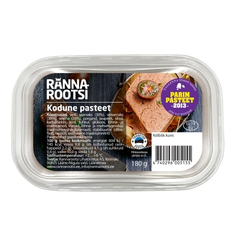 Kodune pasteet, RANNAROOTSI, 180 g