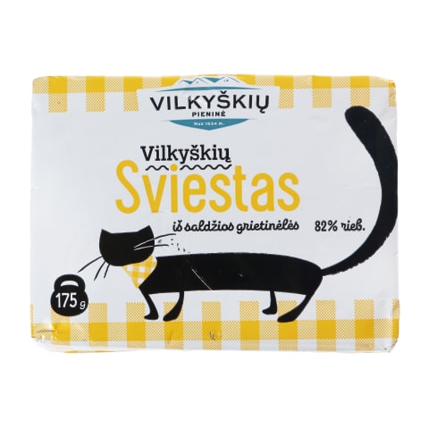 VILKYŠKIŲ sviestas, 82 % rieb., 175 g