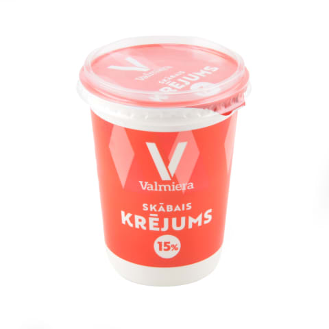 Skābais krējums Valmiera 15% 450g