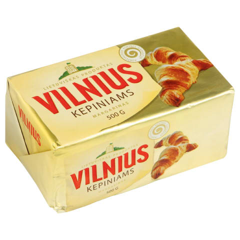 Margarinas kepiniams VILNIUS, 80% rieb., 500g